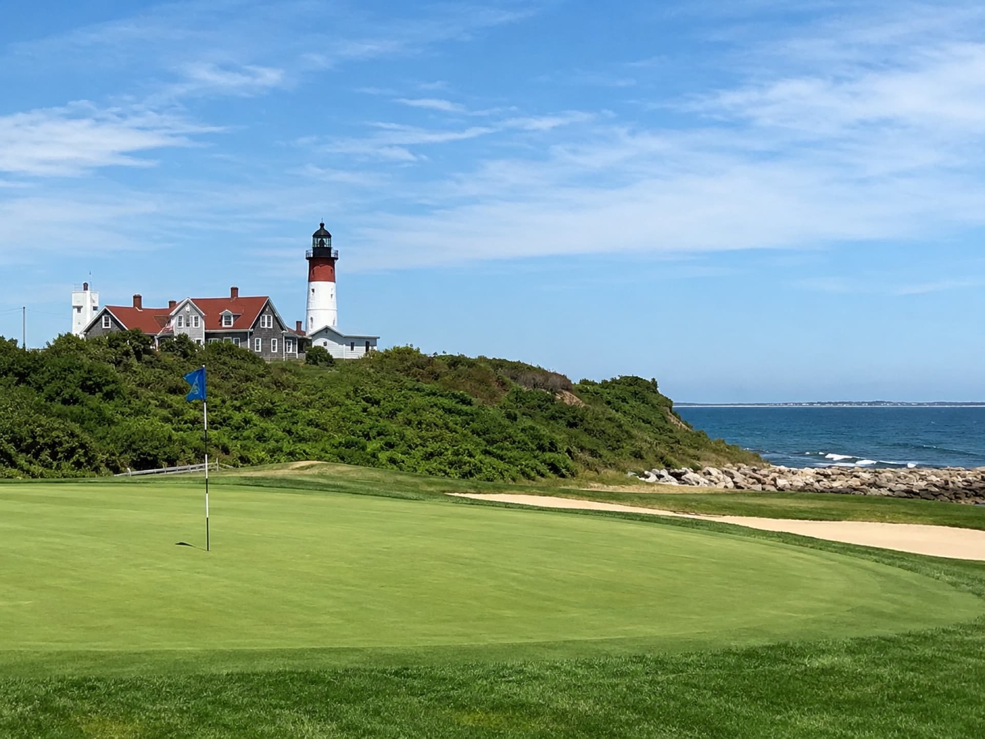 Golf club shipping to a Cape Cod golf course along the Atlantic coast