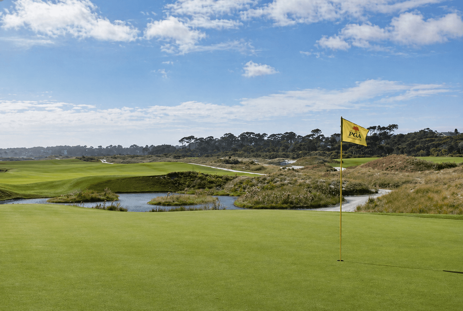Kiawah Island Golf Resort and the Atlantic shoreline