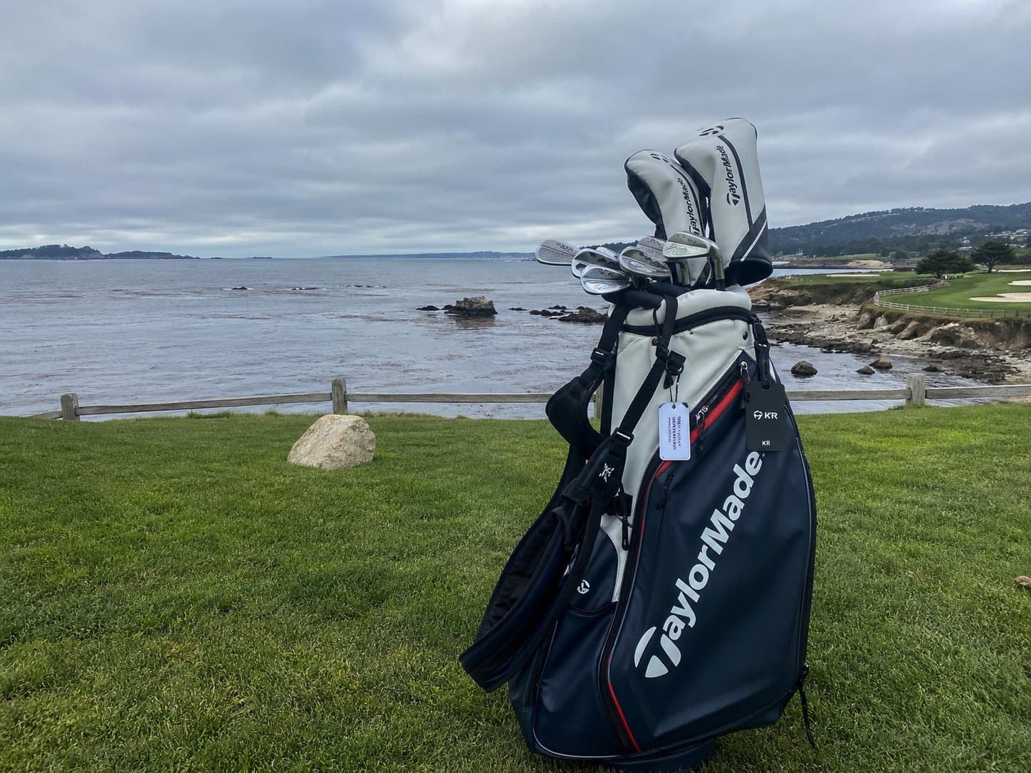 Pebble Beach Golf Links along the Monterey Peninsula coastline